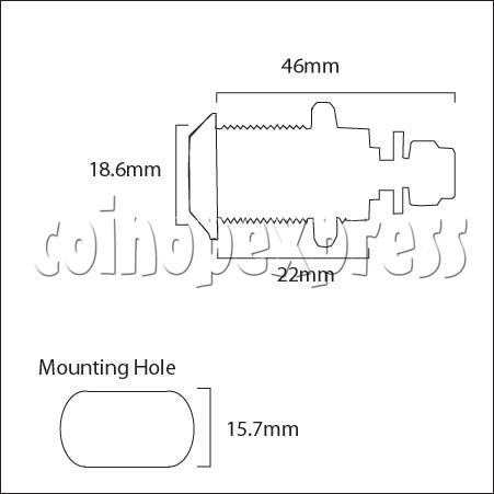Microswitch Lock With Solid Key 8455 Microswitch Lock With Solid Key 8455