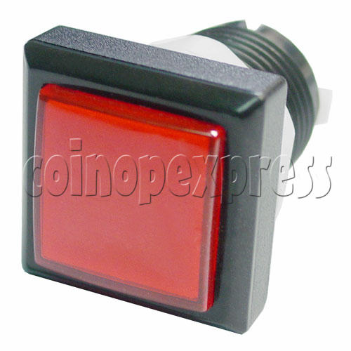 33mm Square Illuminated Push Button - Black Body with Color Top 8783 33mm Square Illuminated Push Button - Black Body with Color Top 8783