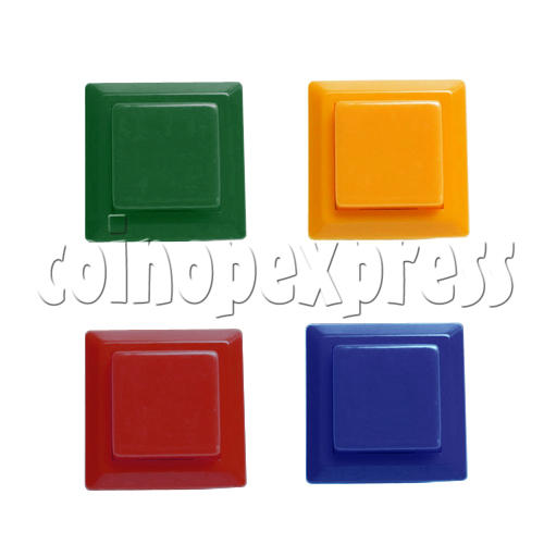 26mm Square Push Button with Clipper 24450 26mm Square Push Button with Clipper 24450