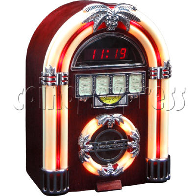Radio Juke Box - 2 with Led Clock 16259 Radio Juke Box - 2 with Led Clock 16259