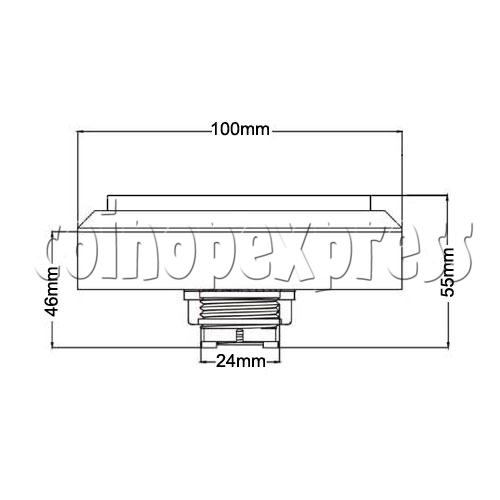 100mm Music Arrow Push Button with Lamp 17557 100mm Music Arrow Push Button with Lamp 17557