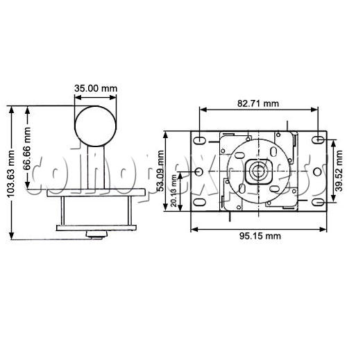 Sanwa Joystick (JLF-TP-8YT) 16131 Sanwa Joystick (JLF-TP-8YT) 16131