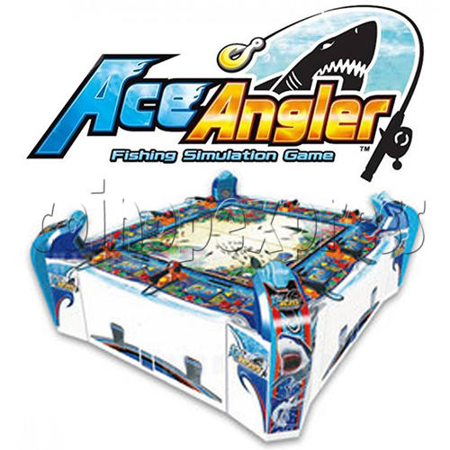 Ace Angler fishing simulation arcade machine (6 players)