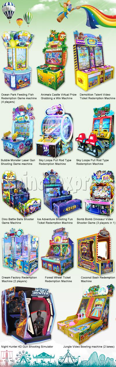 Various Redemption Ticket Machines Hot Sell- New models available and really low price!!